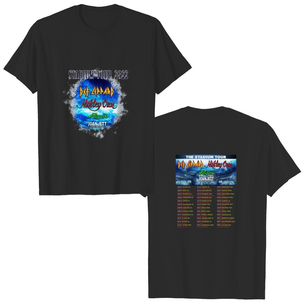 The Stadium Tour 2022 2 Sided Tshirt Poison Joan Jett The Blackhearts Tshirt